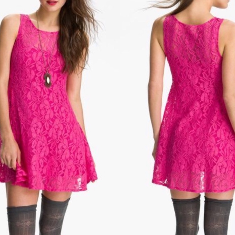 Beautiful Free People Miles of Lace dress